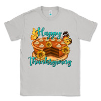 Moon Dust Happy Thanksgiving Pumpkin Pie Classic Tee - LillyAllenDesigns
