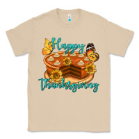 Mushroom Happy Thanksgiving Pumpkin Pie Classic Tee - LillyAllenDesigns