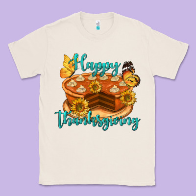 Happy Thanksgiving Pumpkin Pie Classic Tee Designed By Lillyallendesigns