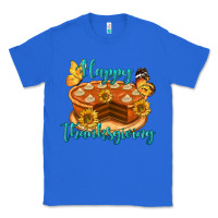 True Royal Happy Thanksgiving Pumpkin Pie Classic Tee - LillyAllenDesigns