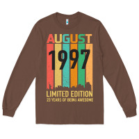 Chestnut August 1997 23 Years Old 23rd Birthday Long Sleeve Tee - Bettercallsaul