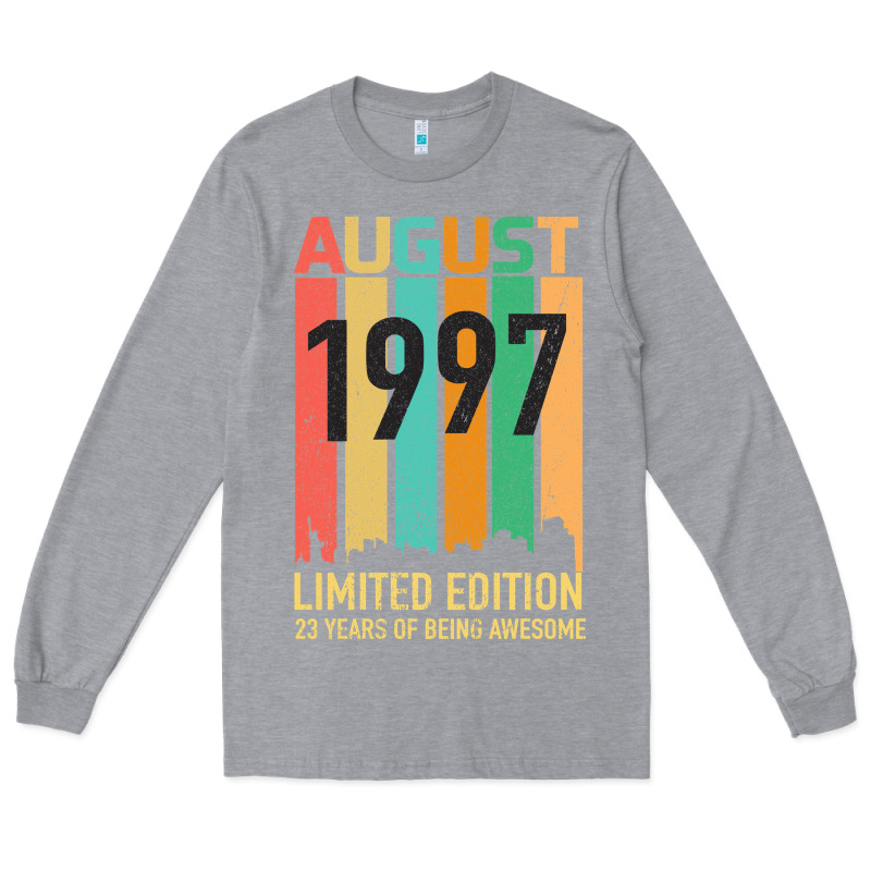 August 1997 23 Years Old 23rd Birthday Long Sleeve Tee by Bettercallsaul | Teevron