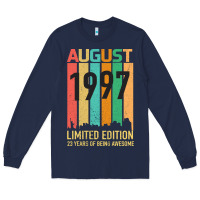 Navy August 1997 23 Years Old 23rd Birthday Long Sleeve Tee - Bettercallsaul
