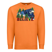 Carrot believe polar express christmas trees Premium Sweatshirt - FaDigitalArtStudio