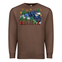 Chestnut believe polar express christmas trees Premium Sweatshirt - FaDigitalArtStudio