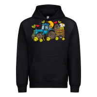 Black softball tractor Urban Hoodie - SublimationCraftShop