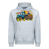 Heather Grey softball tractor Urban Hoodie - SublimationCraftShop