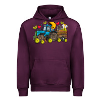 Mauve Wine softball tractor Urban Hoodie - SublimationCraftShop