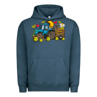 Pigment Midnight Navy softball tractor Urban Hoodie - SublimationCraftShop