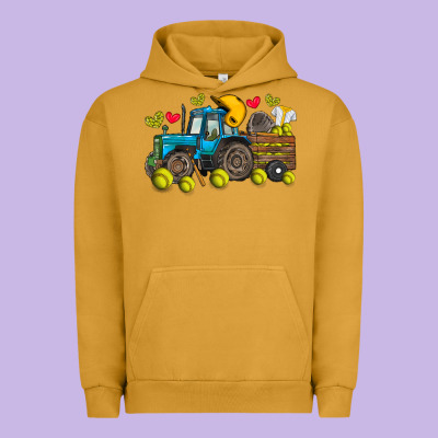 Softball Tractor Urban Hoodie Designed By Sublimationcraftshop