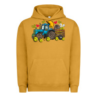 Pigment Peanut Butter softball tractor Urban Hoodie - SublimationCraftShop