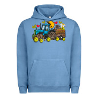 Pigment Pebble Blue softball tractor Urban Hoodie - SublimationCraftShop