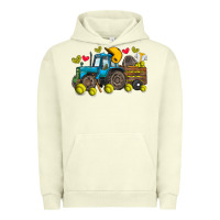 Pigment Pistachio softball tractor Urban Hoodie - SublimationCraftShop