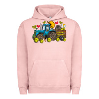 Pigment Salmon softball tractor Urban Hoodie - SublimationCraftShop