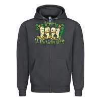 Smoke Happy St. Patrick's Day Tooth Dentist Zipper Hoodie - CowGirlArtShop