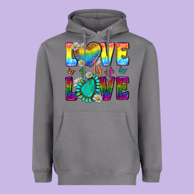 Western Love Lgbtq Tumbler Heavyweight Hoodie Designed By Bundleandbundleshop