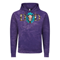 Cloud Purple western dad with gemstone and skull Vintage Hoodie - RanaPortraitStore