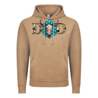Vintage Coffee western dad with gemstone and skull Vintage Hoodie - RanaPortraitStore