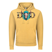 Vintage Mustard western dad with gemstone and skull Vintage Hoodie - RanaPortraitStore