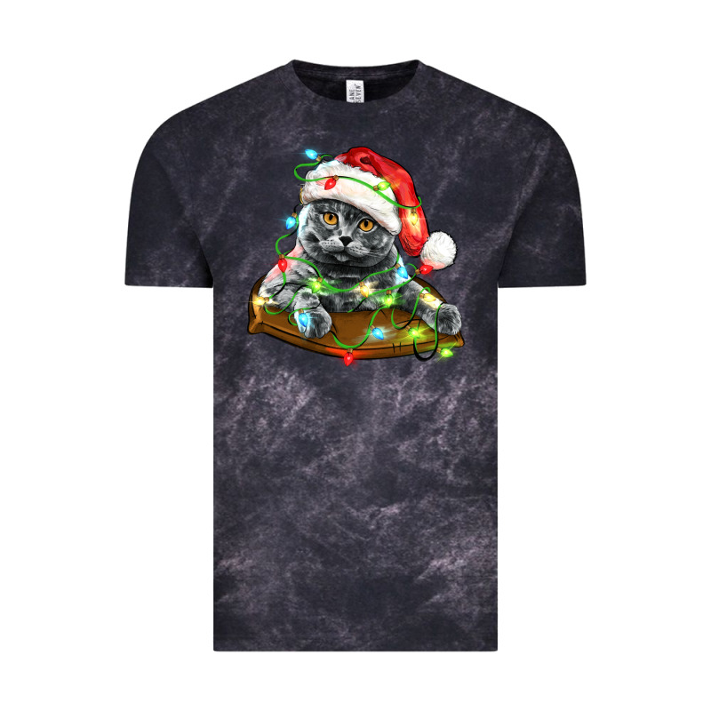 Christmas Scottish Fold Cat Vintage Tee by LillyAllenDesigns | Teevron
