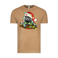 Vintage Camel christmas scottish fold cat Vintage Tee - LillyAllenDesigns