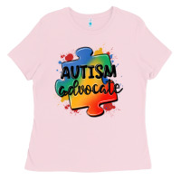 Bubblegum Pink autism advocate Ladies Tee - MaliasSmallBusiness