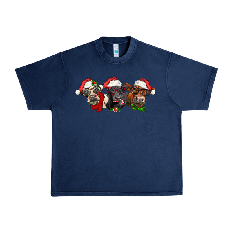 Christmas Heifers Urban Heavy Tee by LillyAllenDesigns | Teevron
