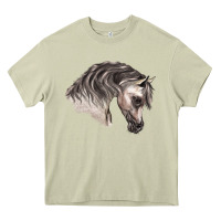 Mossy Arabian Horse Heavy Core Tee - LillyAllenDesigns