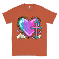 Copper easter cross heart la Classic Tee - LillyAllenDesigns