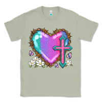 Matcha easter cross heart la Classic Tee - LillyAllenDesigns