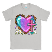 Moon Dust easter cross heart la Classic Tee - LillyAllenDesigns