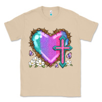 Mushroom easter cross heart la Classic Tee - LillyAllenDesigns