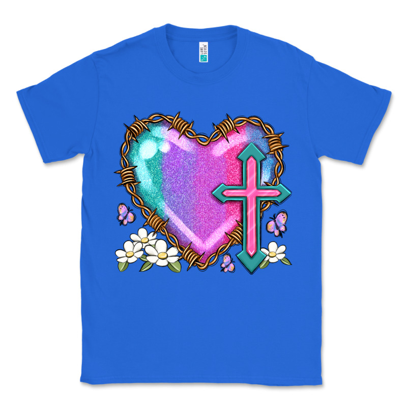Easter Cross Heart La Classic Tee by LillyAllenDesigns | Teevron