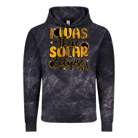 Cloud Black i was there solar eclipse 2024 Vintage Hoodie - LillyAllenDesigns