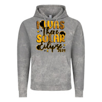 Cloud Rock i was there solar eclipse 2024 Vintage Hoodie - LillyAllenDesigns