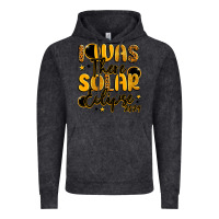 Vintage Black i was there solar eclipse 2024 Vintage Hoodie - LillyAllenDesigns
