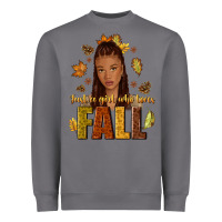 Storm Just a girl who loves Fall afro woman Heavyweight Sweatshirt - NancyCooperArtShop