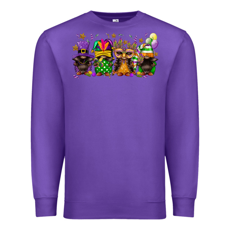 Mardi Gras Afro Gnomies Premium Sweatshirt by FaDigitalArtStudio | Teevron