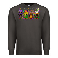 Smoke mardi gras afro gnomies Premium Sweatshirt - FaDigitalArtStudio