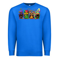 True Royal mardi gras afro gnomies Premium Sweatshirt - FaDigitalArtStudio