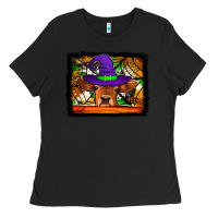Black halloween heifer Ladies Tee - Jasminsmagicworld