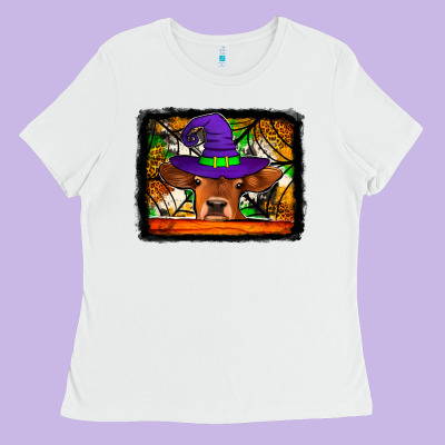 Halloween Heifer Ladies Tee Designed By Jasminsmagicworld