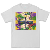 Dove Grey mardi gras street lights Premium Tee - MaliasSmallBusiness