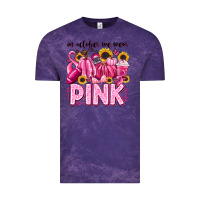 Cloud Purple in october we wear pink football Vintage Tee - LillyAllenDesigns