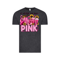 Vintage Black in october we wear pink football Vintage Tee - LillyAllenDesigns