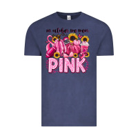 Vintage Denim in october we wear pink football Vintage Tee - LillyAllenDesigns