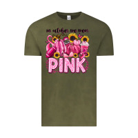 Vintage Olive in october we wear pink football Vintage Tee - LillyAllenDesigns