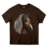 Chocolate Brown Tennessee Horse Heavy Core Tee - LillyAllenDesigns