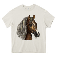 Cream Tennessee Horse Heavy Core Tee - LillyAllenDesigns