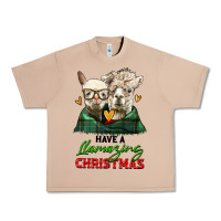 Burro have a llamazing christmas alpaca head Urban Heavy Tee - LillyAllenDesigns